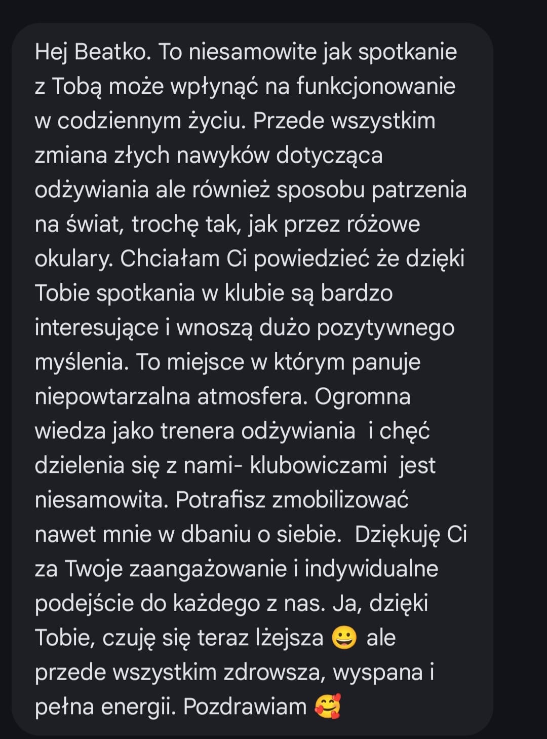 Opinia WhatsApp Wsparcie